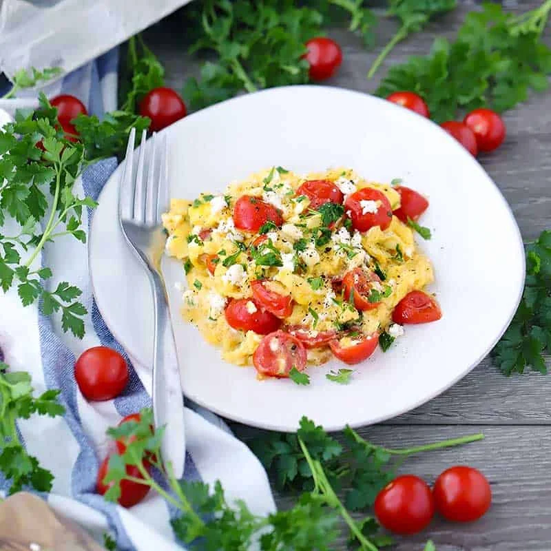 A kitchen playbook for Soft Scrambled Farm Eggs wi...